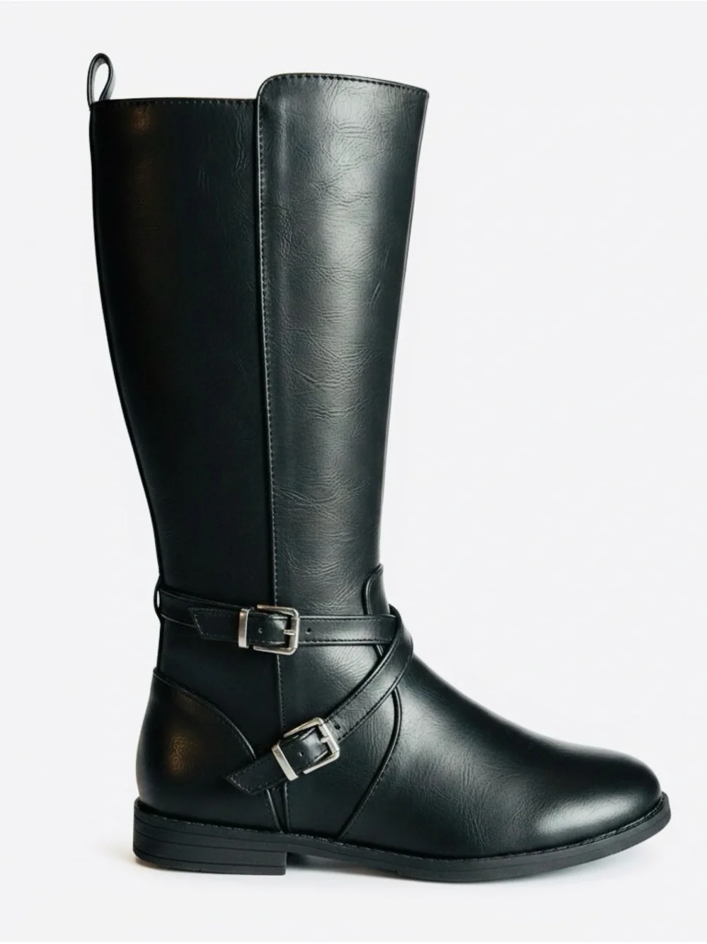 The Children’s Place Girl’s Faux Leather Tall Boots - Youth Size 3.5, New